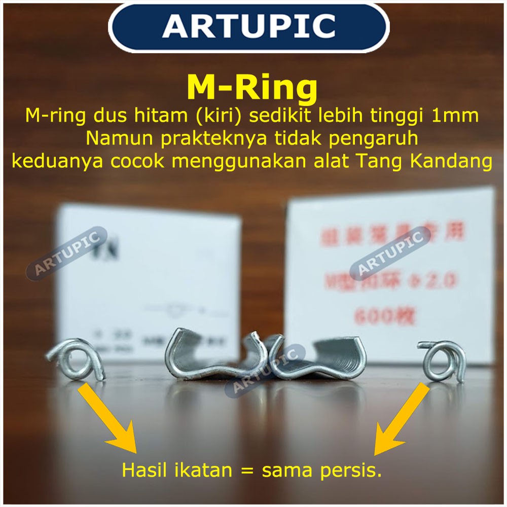 M-Ring C-Ring isi staples untuk tang kandang ayam puyuh kelinci