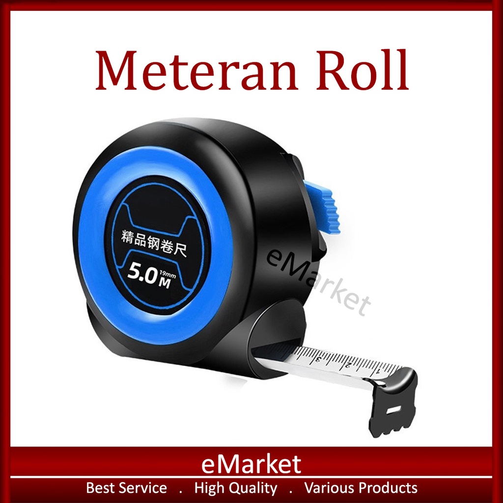 

Meteran Roll / Jaket Measure Tape Rol / Tukang Bangunan