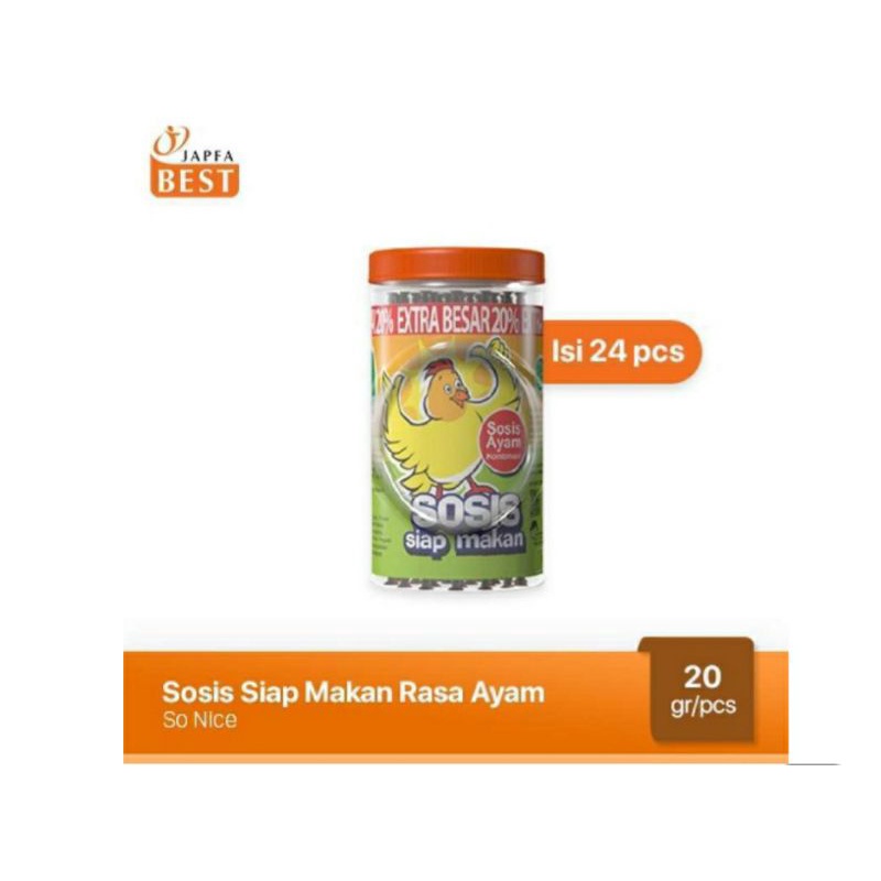 

SO NICE Sosis Siap Makan Ayam 480 g