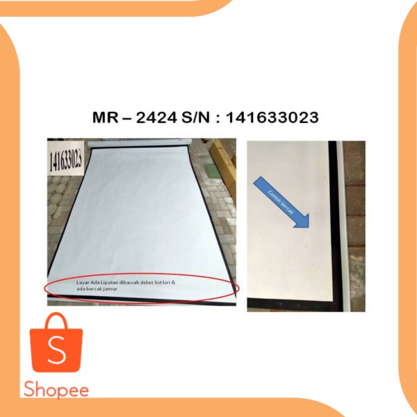 

Jual BRITE SCREEN MOTORIZED MR-2424 96 INCH LAYAR PROYEKTOR REFURBISHED 4 Murah