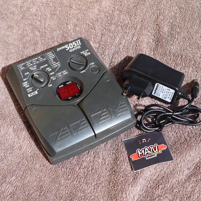 efek pedal gitar elektrik zoom 505 II