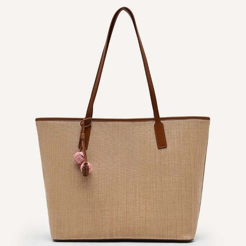 8.8 | PDRO Large Setsu Raffia Tote Bag