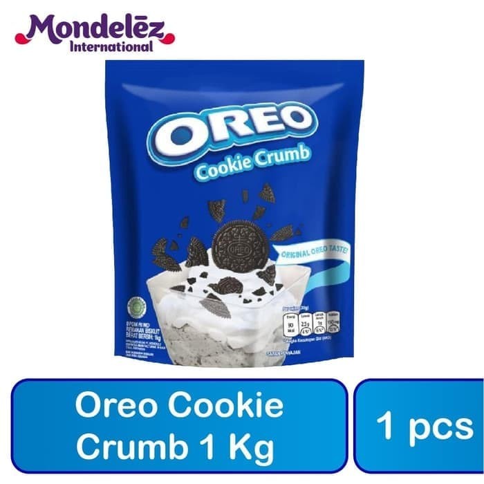 

ORIGINAL OREO COOKIE CRUMB 1kg / REMAHAN BISKUIT OREO / OREO CRUMB