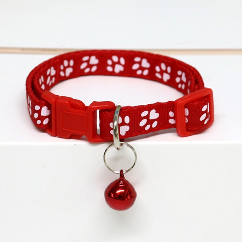 [✅READY STOCK] Collar Adjustable Pet Cat Dog Puppy Glossy Reflective Buckle Bell Strap Creative Safety Penjualan Panas Mode