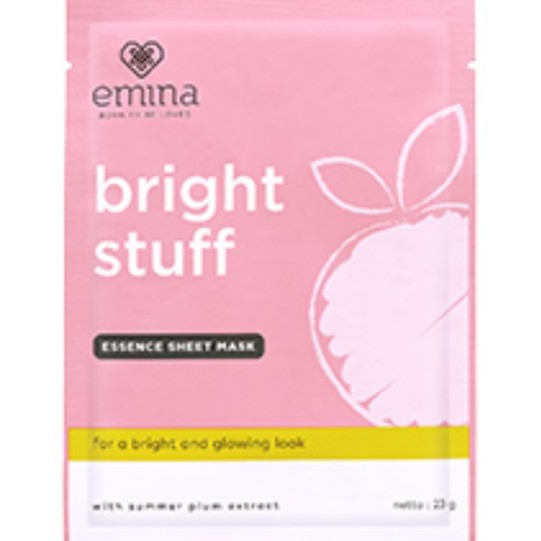 Emina Bright Stuff Essence Sheet Mask masker wajah emina masker wajah murah original