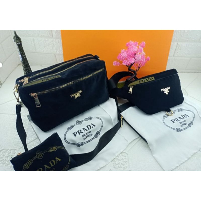 NewWaistbags/Tas wanita PRADA/Import/Premium#155677
