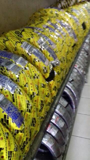 Paket Ban tubles matic swallow 70/90+80/90 14 FREE PENTIL depan+blakang for all matic