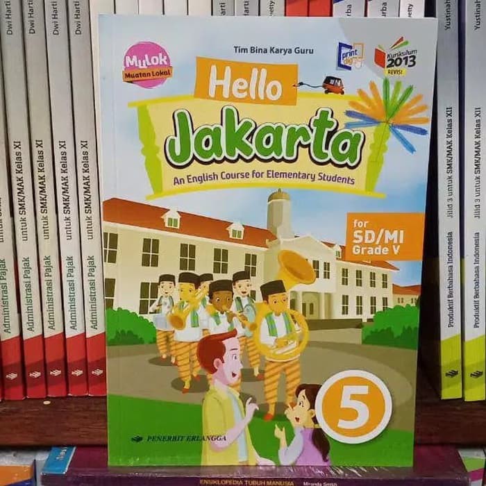 Stok Ready Buku Hello Jakarta kelas 5 Erlngga terakhir