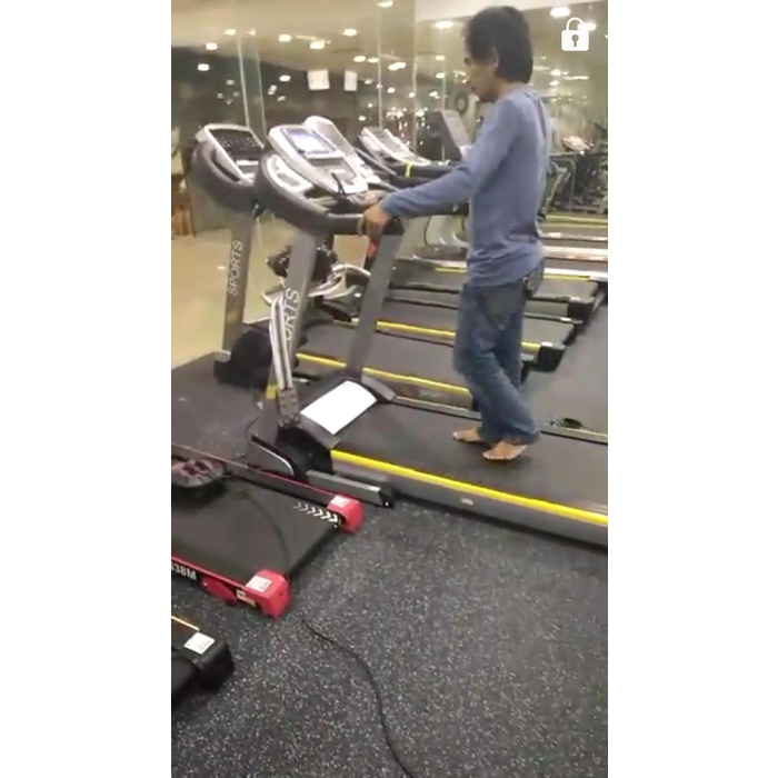 Sppedo Treadmill Elektrik Id938M-1/ Treadmill Auto Incline / Alat Fitnes