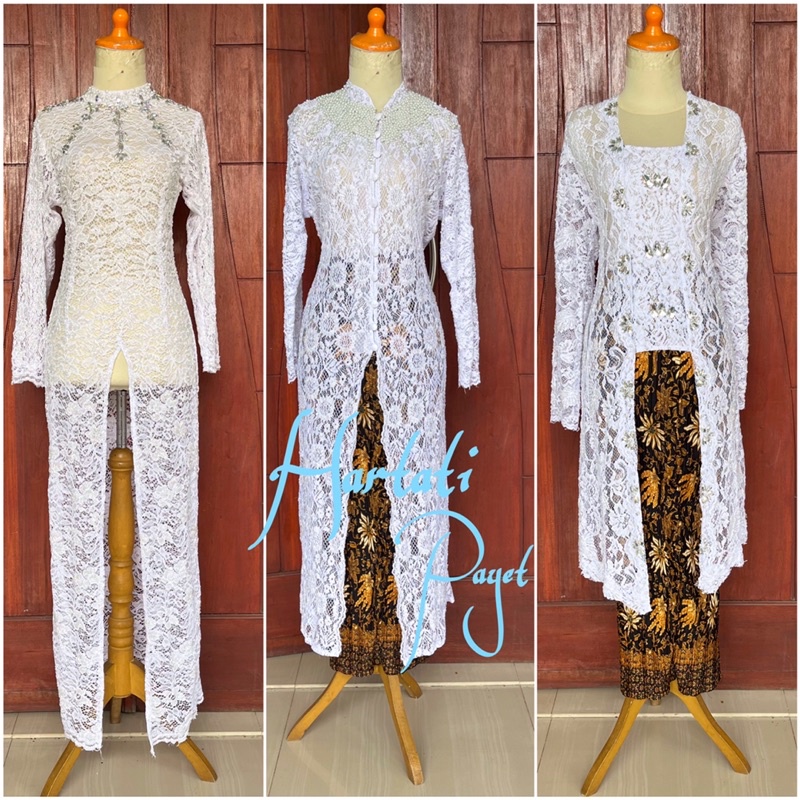 Kebaya Akad Nikah Full Payet | Kebaya Gamis Prancisan | Kebaya Kutu Baru | Kebaya Nikah | Wedding | Brukat