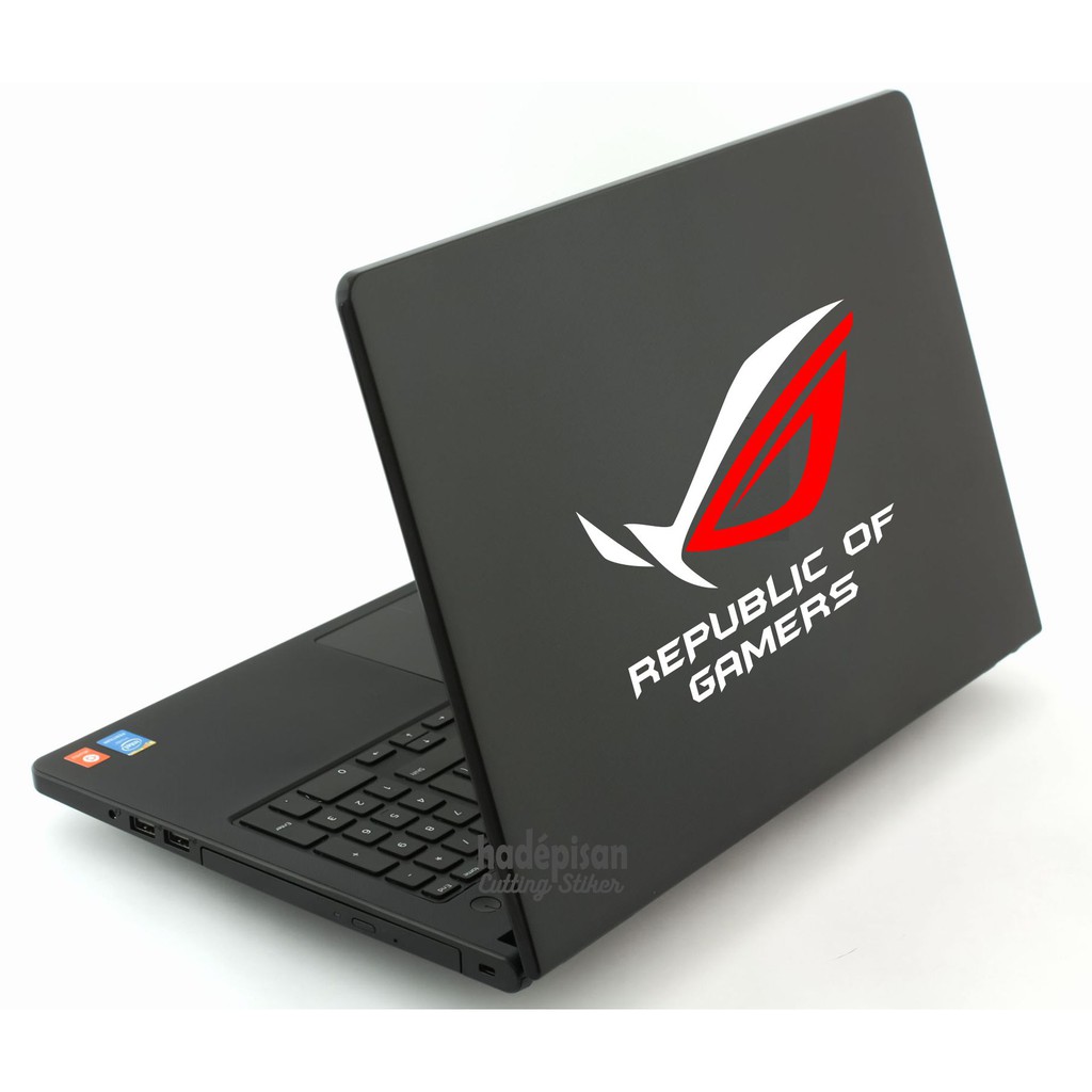  Stiker  Laptop  Cutting Stiker  Laptop  Notebook RoG Republik 