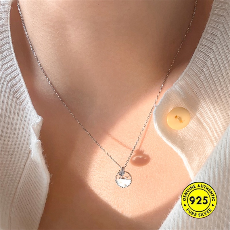 Kalung Bahan S925 Silver Untuk Wanita