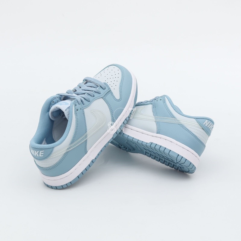 Dunk Low Clear Blue Swoosh