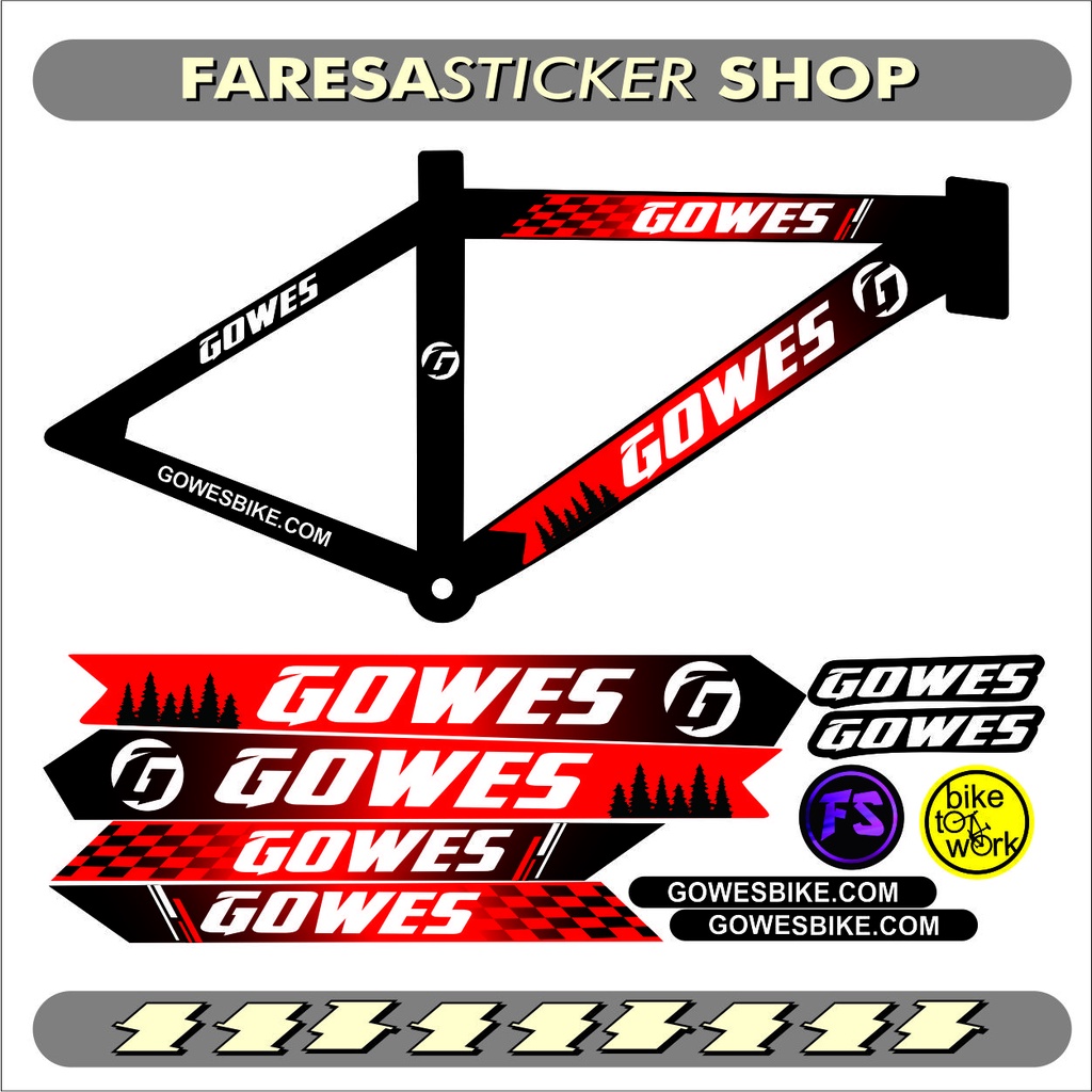 STIKER DECAL STIRIPING SEPEDA GUNUNG KEREN ANTI LUNTUR SUDAH LAMINASY SEPEDA DOWNHILLL