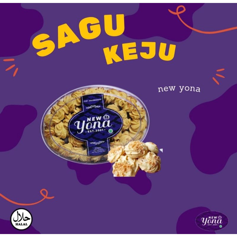 

Kue New Yona Cookies, Kue Kering Bandung Kekinian Varian Sagu Keju