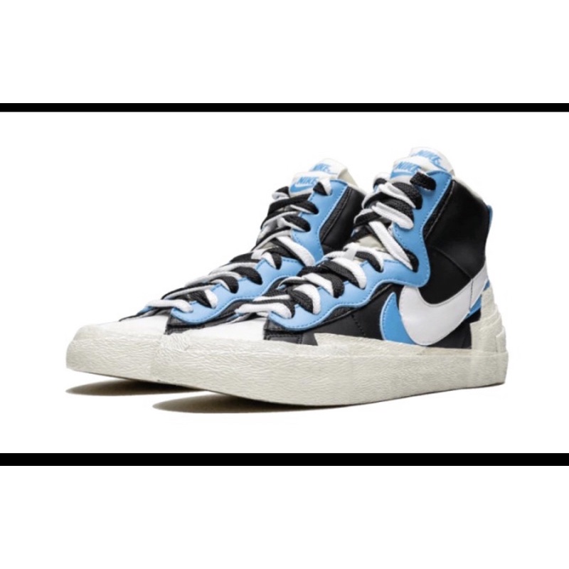 Nike Sacai Rare Blazer Mid White Black Blue Original Size 6 US Amerika Import Authentic StockX Legen