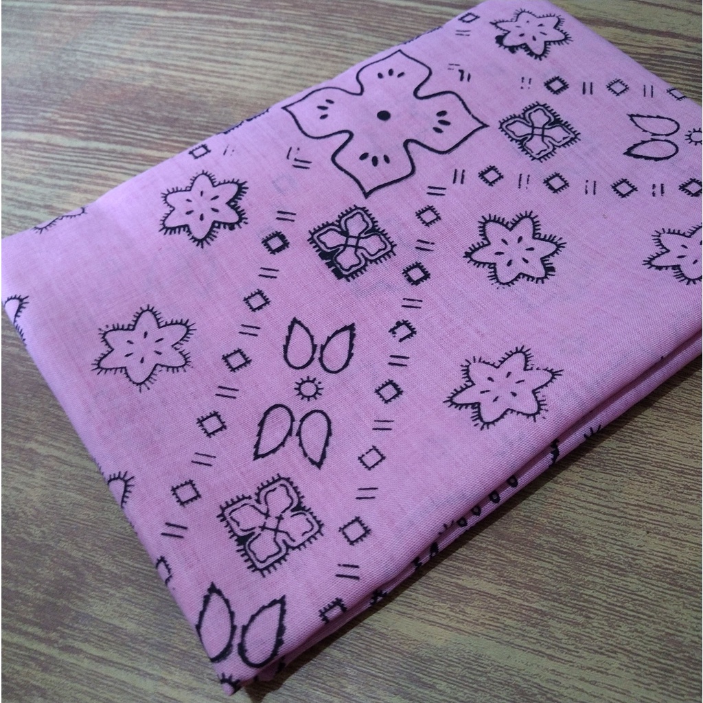 Slayer batik masker-Merah Muda