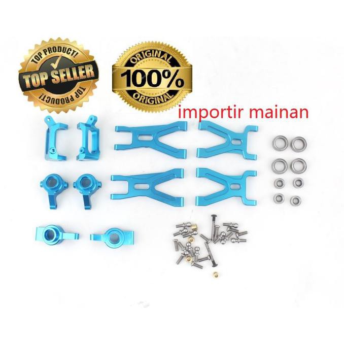 set metal alloy swing arm WLtoys A959 A979 A959B A979B A959-02 A959-05 - Biru