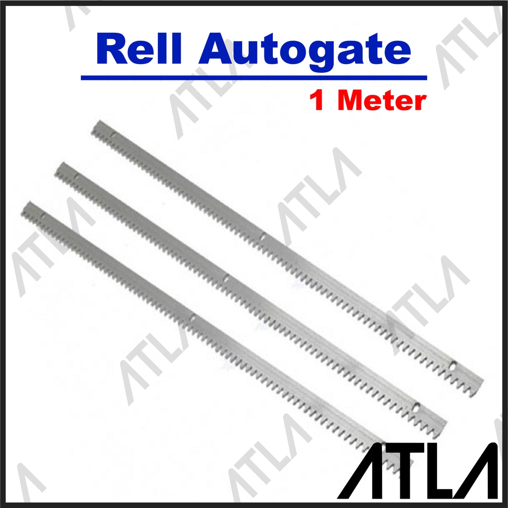 Jual Rel Besi 1 Meter Autogate Pintu Pagar Dorong Sliding Steel Gear ...