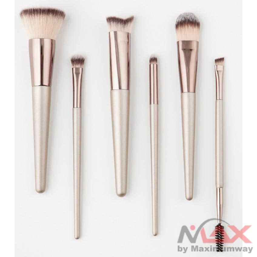 KUAS MAKE UP PROFESSIONAL Naked 6 pcs Makeup Brush Naked Kuas Rias professional Aplikator Make Up Profesional 6PCS Alat perawatan kecantikan make up makeup brush wajah