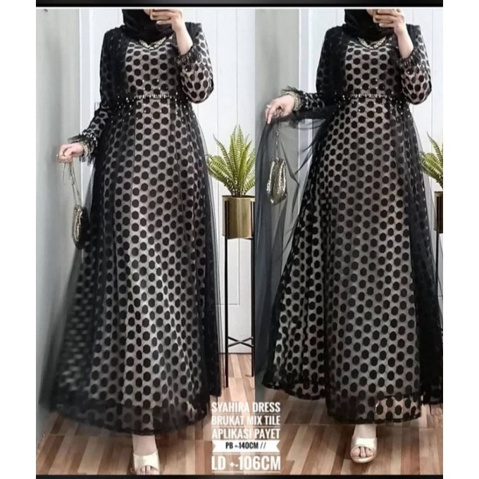 SYAHIRA Dress gamis kondangan pesta muslimah