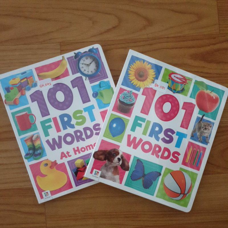 101 FIRST WORD at home . 101 FIRST WORDS For baby . buku bacaan anak. KiDS board book.
