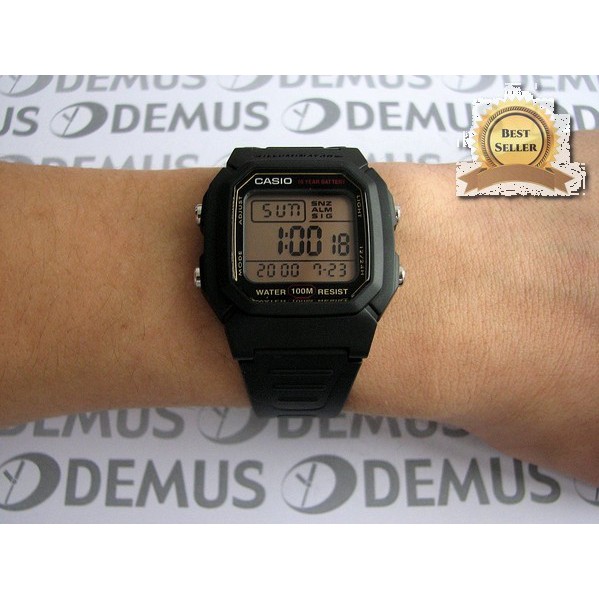 Jam Tangan Casio Original W-800 Pria Sport Casio Jam Tangan Digital