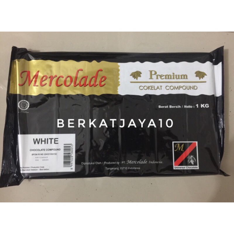 Mercolade white Chocolate Premium Coklat Putih 1 kg