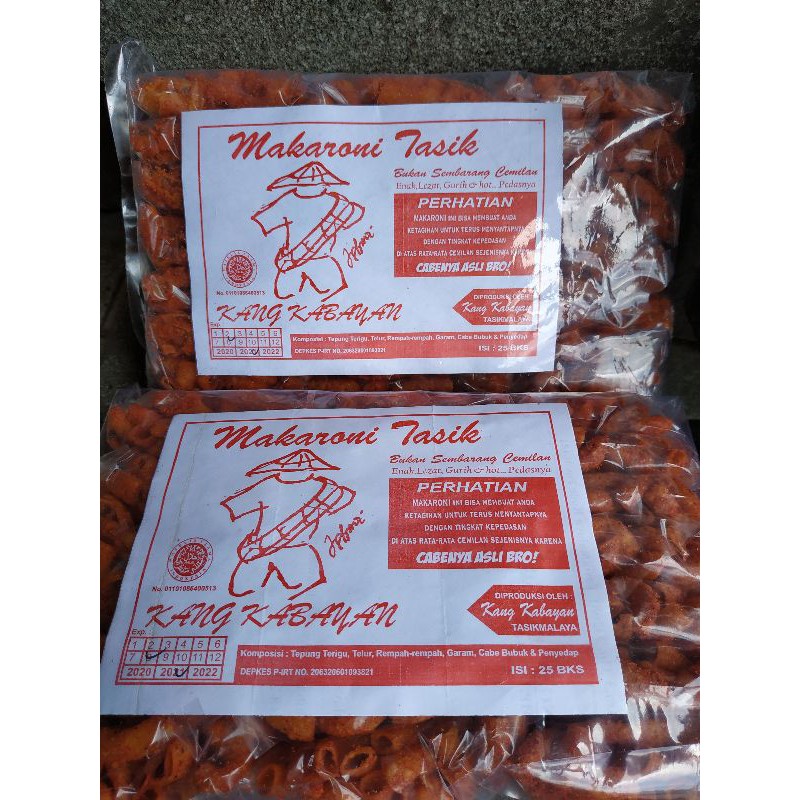 

MAKARONI KANG KABAYAN PACK ISI 25PCS / MAKARONI 500