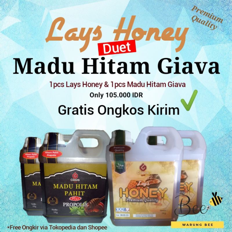 

Madu Lays Honey Duet Madu Hitam Giava [Lebih Murah Duet]