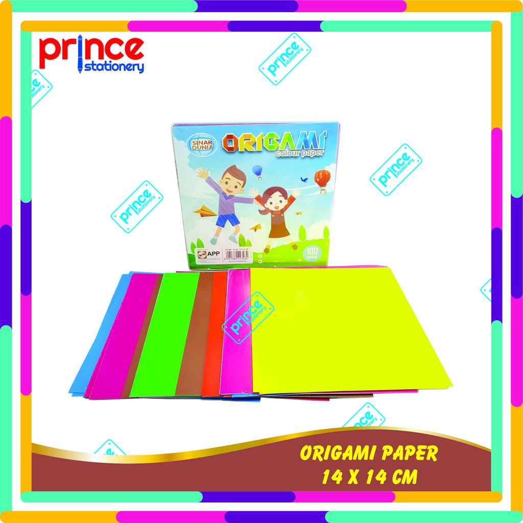 

KERTAS LIPAT ORIGAMI SINAR DUNIA 14 X 14 CM ISI 100 LEMBAR