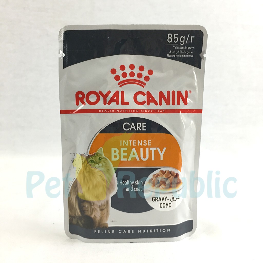

ROYAL CANIN Makanan Kucing Basah INTENSE Beauty Pouch 85gr