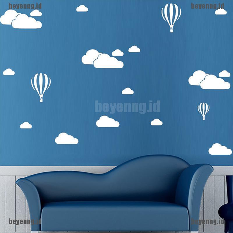 Bey Stiker Dinding Diy Bentuk Awan Balon Udara Untuk Dekorasi Kamar Anak