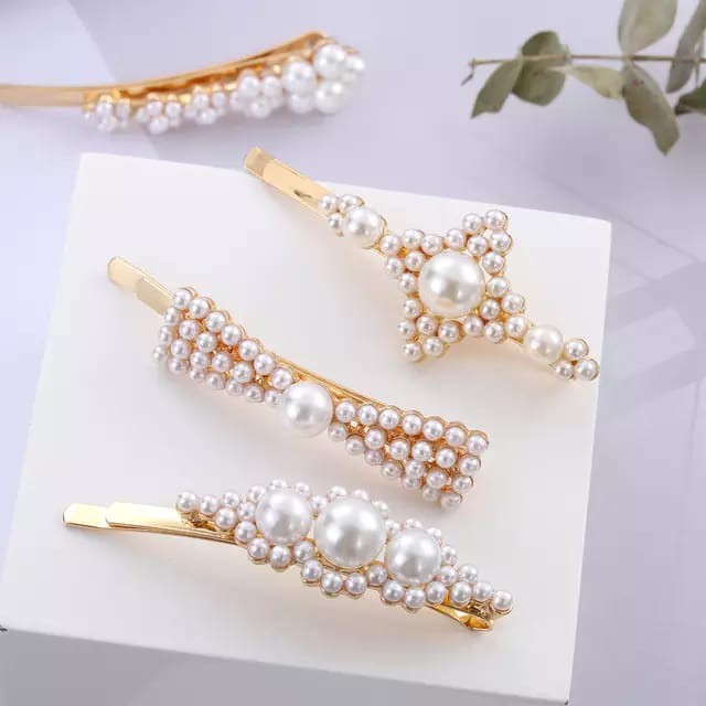 Jepit Rambut Korea Part 183 / Jepitan / Jepit  Rambut / Jepit Rambut Mutiara / Hairclip / Flower BZO
