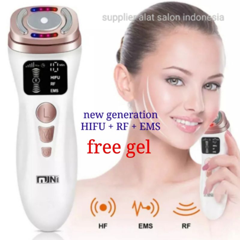 mini hifu 3 in 1 HIFU RF EMS hifu generasi terbaru 2022