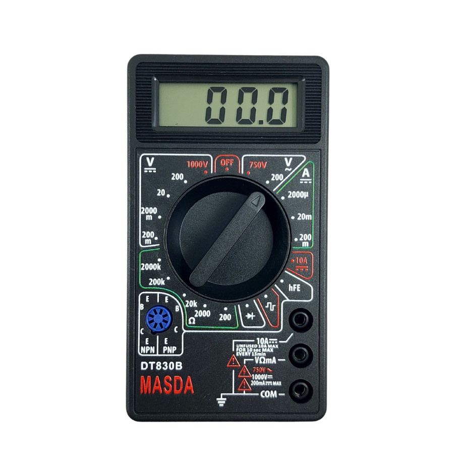 Digital Multimeter Masda DT830B Multitester DT 830 B Avometer DT-830B