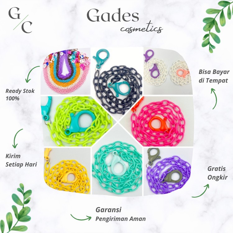 [COD] Kalung Strap Masker Rantai Dewasa Pria Wanita Strap Masker Kalung Tali Masker Kalung Rantai Ba