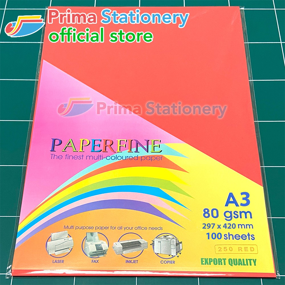 

Kertas HVS A3 Paperfine Isi 100 Lembar Warna Tua
