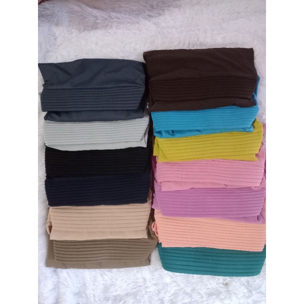 Bergo Sport Menutup Dada size L - (BERGO HAMIDAH M) Hijab Instan Simple Ped - Daily Hijab Jersey