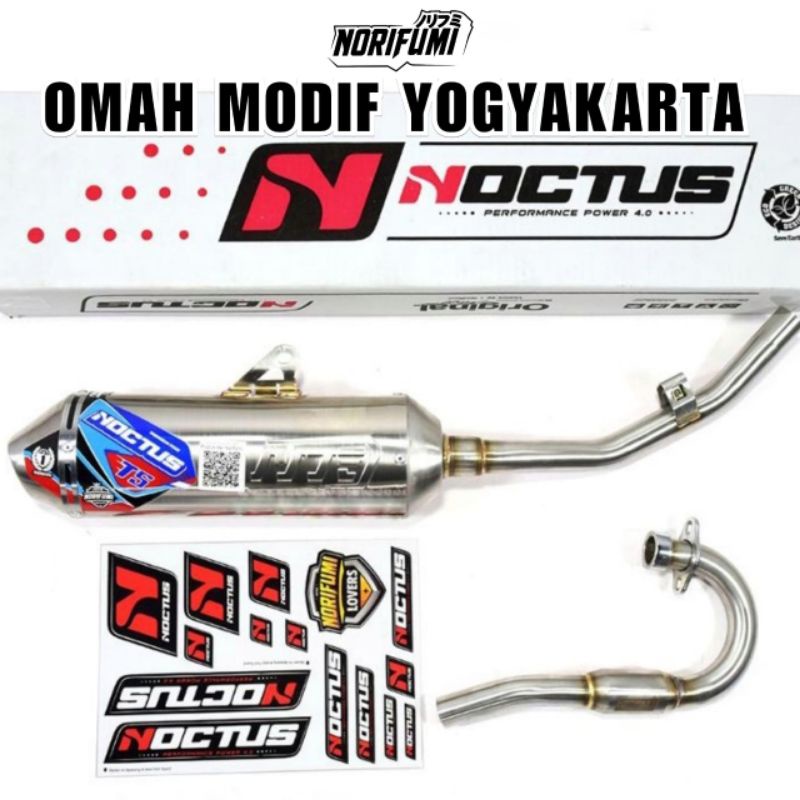 Knalpot Norifumi Noctus T5 Stainless Original T 5 CRF 150 L KLX BF Dtracker WR 155-3