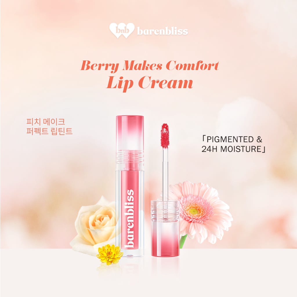 BNB barenbliss Berry Comfort Lip Cream Cantik Tahan Lama