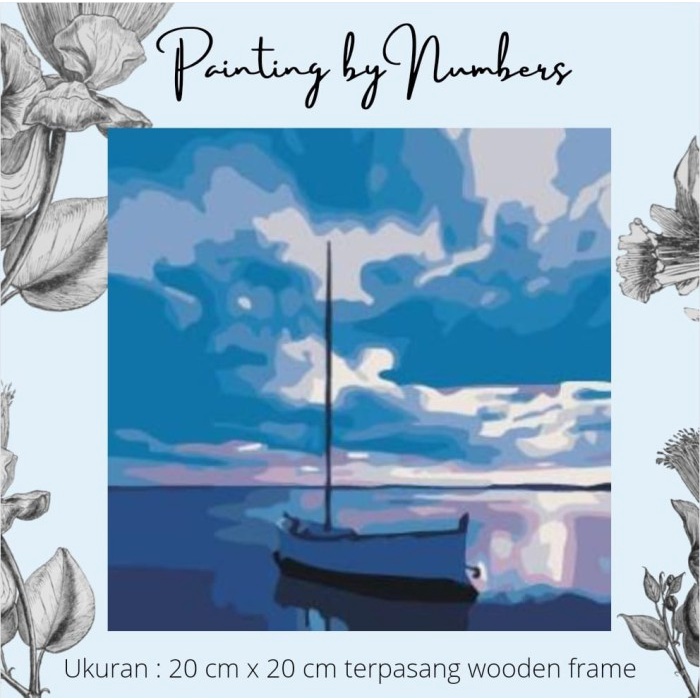 

Produk Terbaru Diy Painting By Number 20X20Cm Kerajinan Tangan - Blue Sunset