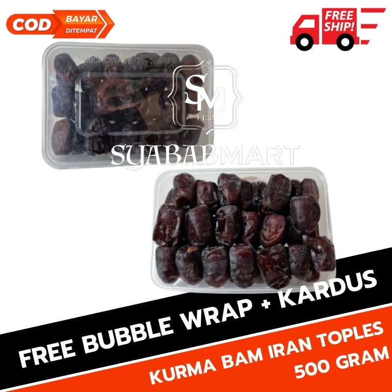 

( COD ) Kurma Bam Barari 500 Gram / Kurma Anggur / Kurma iran / Mazafati Dates / Kurma Nabi