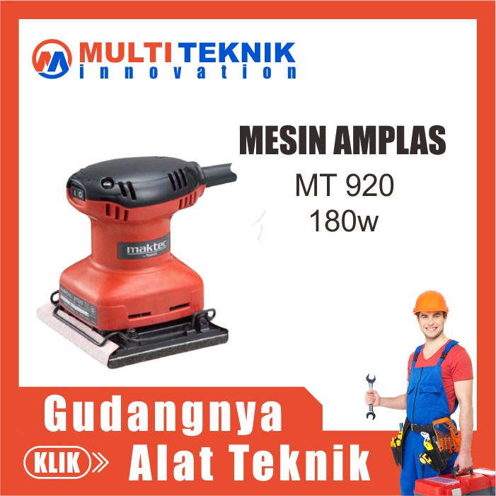 Mesin Amplas Ampelas Maktec MAkita 180 Watt MT577