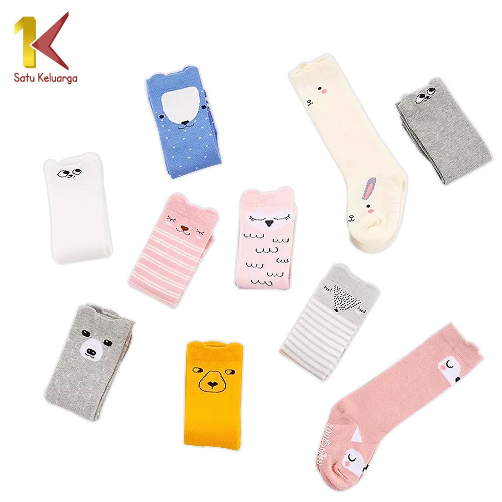 Satu Keluarga Kaos Kaki P6 Kaus Kaki Fashion Korea Socks ANTI SLIP Panjang Motif Lucu