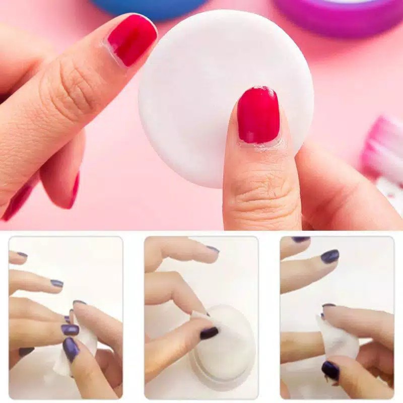 TISU PEMBERSIH KUTEK GEL AROMA BUAH / PENGHAPUS PEMBERSIH CAT KUKU GEL NAIL POLISH REMOVER TISSUE