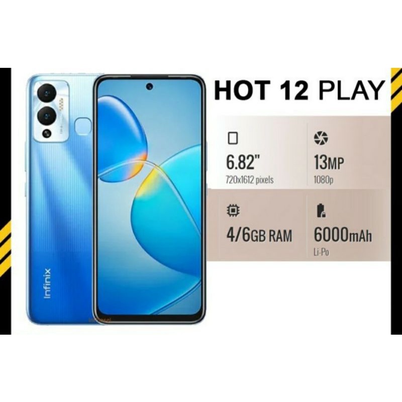 Infinix Hot 12 play ram 4/128 Gb