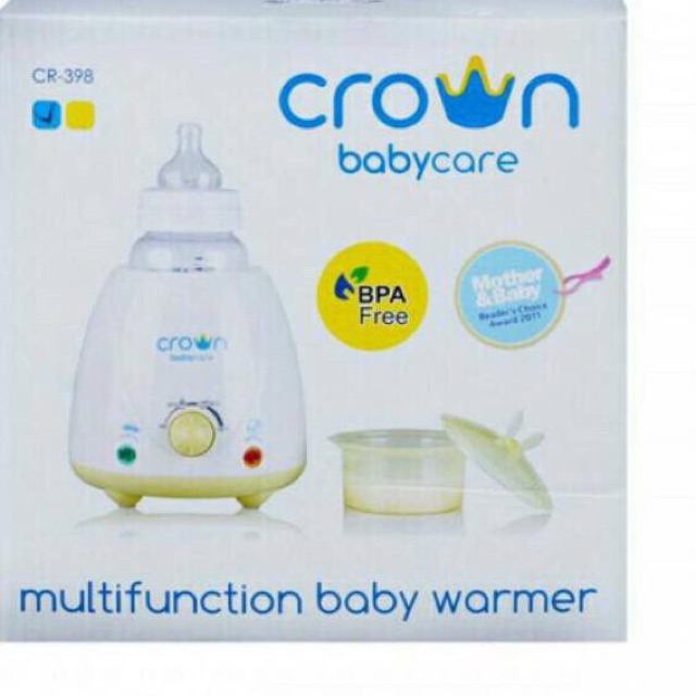 Crown Baby Home and Car Milk and Food Warmer Multifunction Baby Warmer / Penghangat Susu Bayi