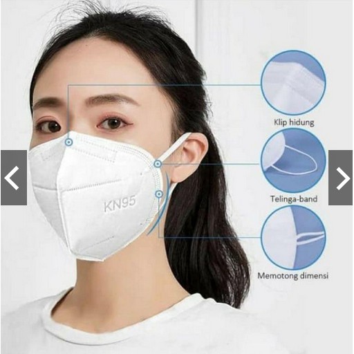 MASKER  KN95 JUAL 1BOX ISI 10 PCS  BFE 95% PALING AMAN MENGATASI CORONA