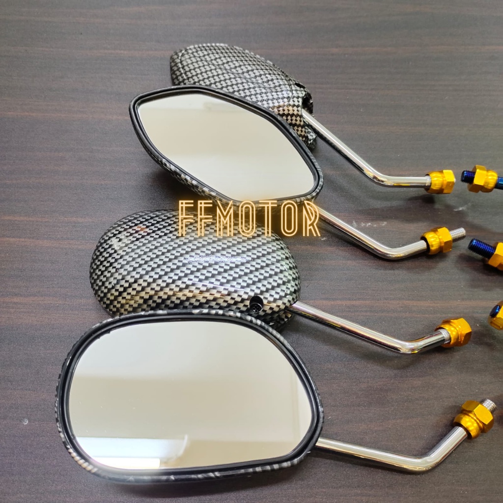 Spion Carbon Chrome Beat Drat Honda / Spion Karbon Chrome Beat Vario Scoopy Dll-2